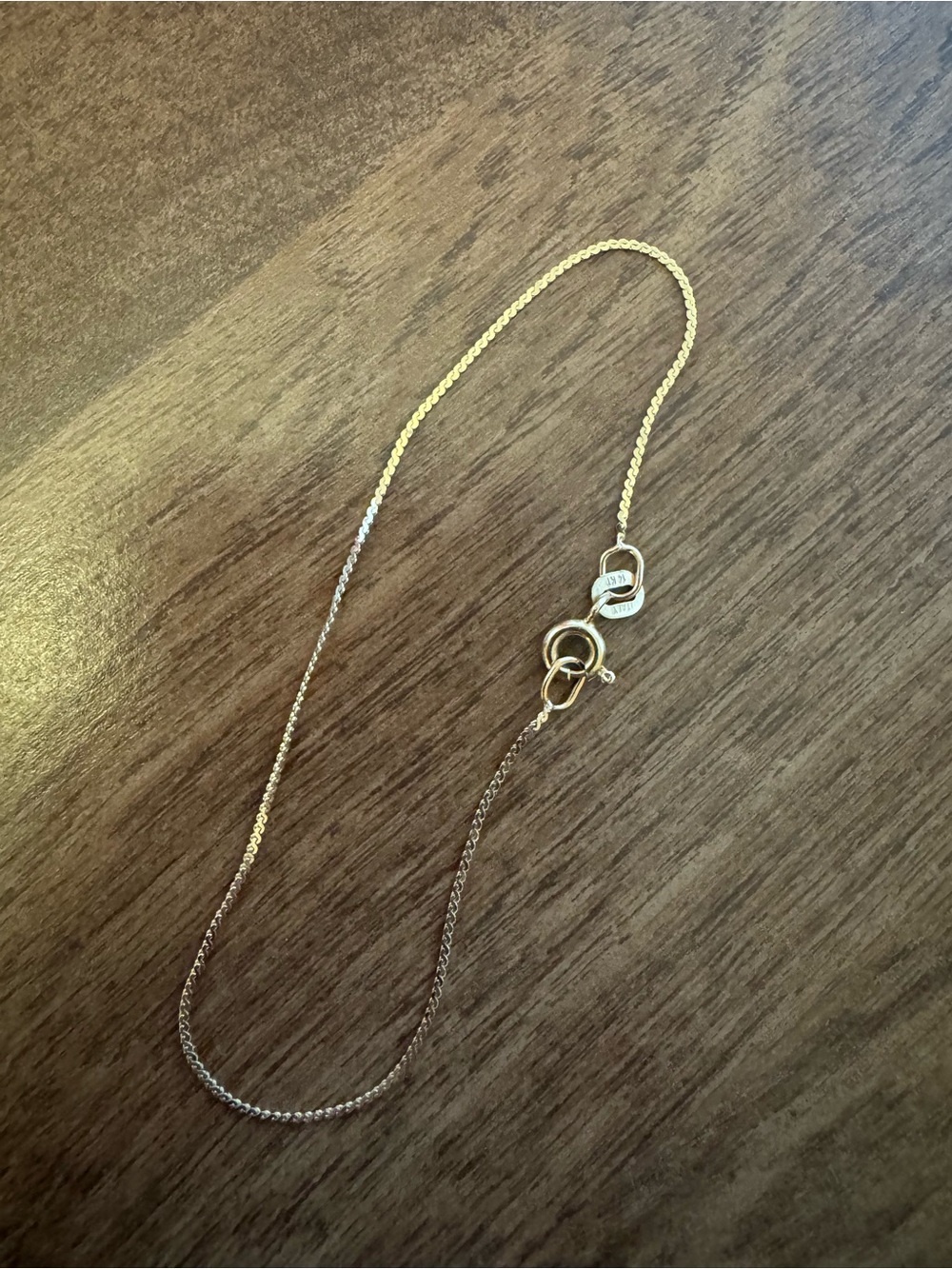 Dainty 14k bracelet
